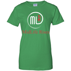 Midlife With Logo - G200L Gildan Ladies' 100% Cotton T-Shirt