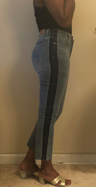 Two-Color Jeans Wear